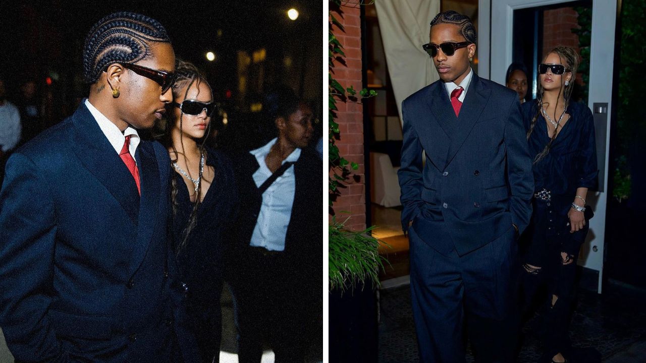 Rihanna Stepped Out with A$AP Rocky in $1,050 Vetements Pants, $1,190 Gucci Pumps and Vintage Prada Shades – Fashion Bomb Daily